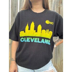 Vintage 92' Cleveland Ohio Bowling Tournament Single Stitch Tee T-Shirt Large